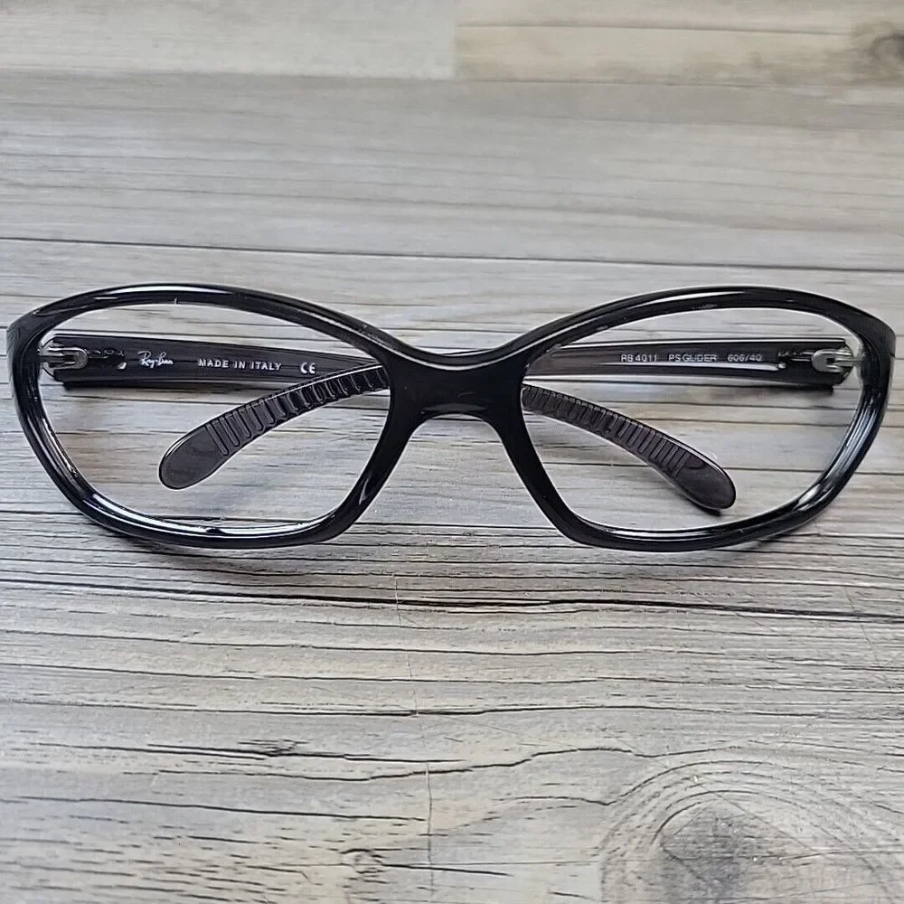 Ray-Ban RB4011 PS Glider Sunglasses 606/40 FRAMES ONLY‎ Sport Wrap Gray